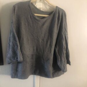 Gray Oversizes Cashmere Blend  Sweater- 158A $25 or $20 w/offer